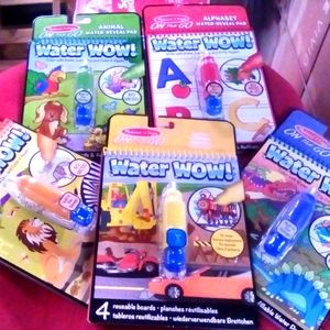 5Pcs Melissa & Doug ON THE GO Reusable Boards Activity Book for Kids Ages:+3 New